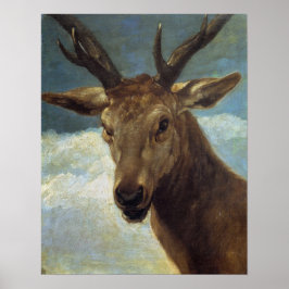Póster Velázquez - Jefe De Roe Deer 1634
