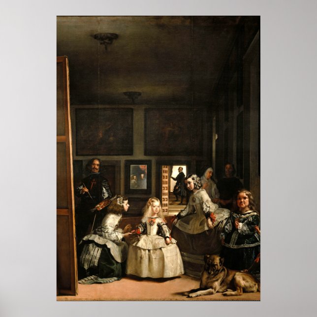 Póster VELAZQUEZ - Las Meninas 1656 (Frente)