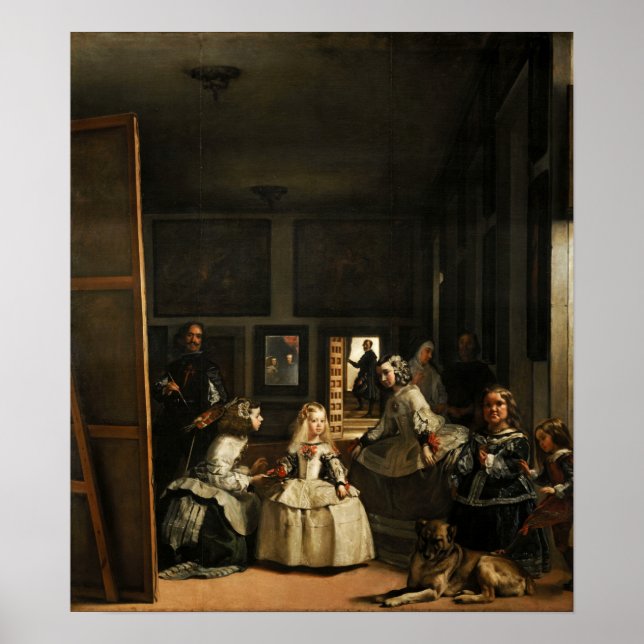 Póster Velázquez - Las Niñas 1656 (Frente)