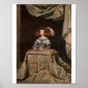 Póster Velázquez - Mariana De Austria En Oración