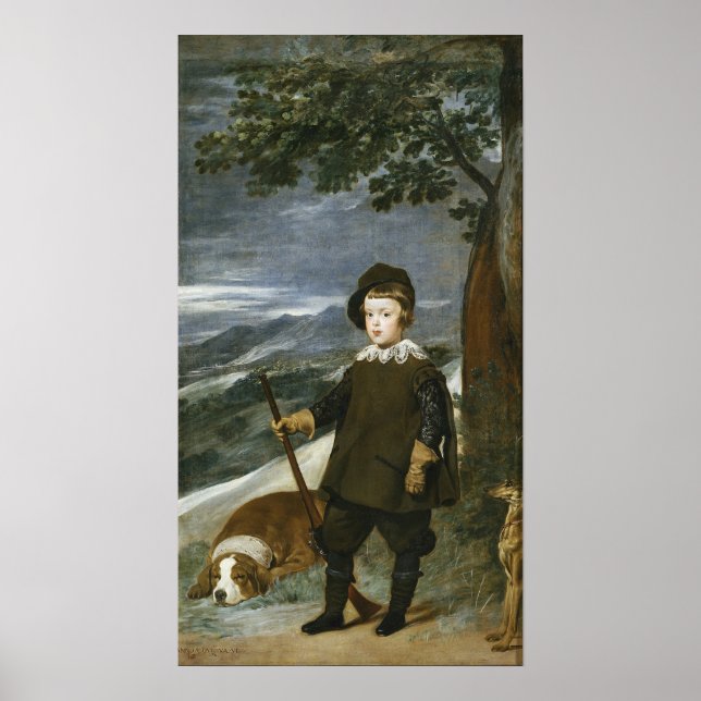 Póster Velázquez - Prince Baltasar Carlos Hunter 1635 (Frente)