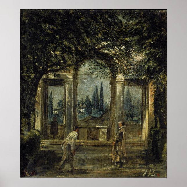 Póster Velázquez - Villa Medici En Roma (Frente)