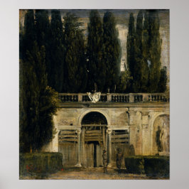 Póster Velázquez - Villa Medici En Roma Grotto-Loggia