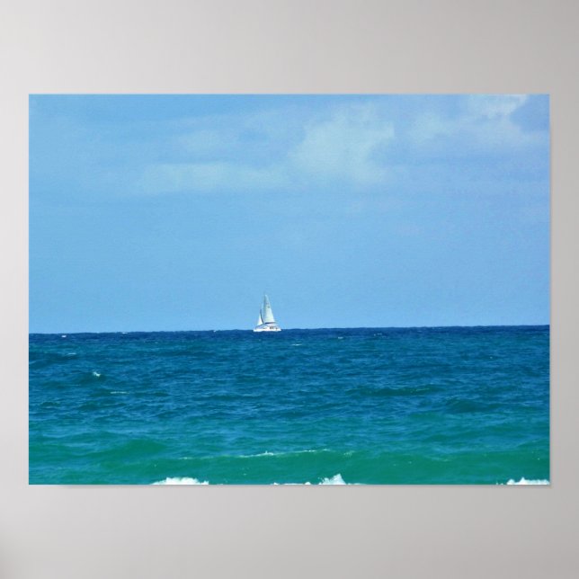 Póster Velero, Fort Lauderdale, Florida (Frente)