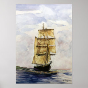 Póster Velero/Veleiro/Sailboat
