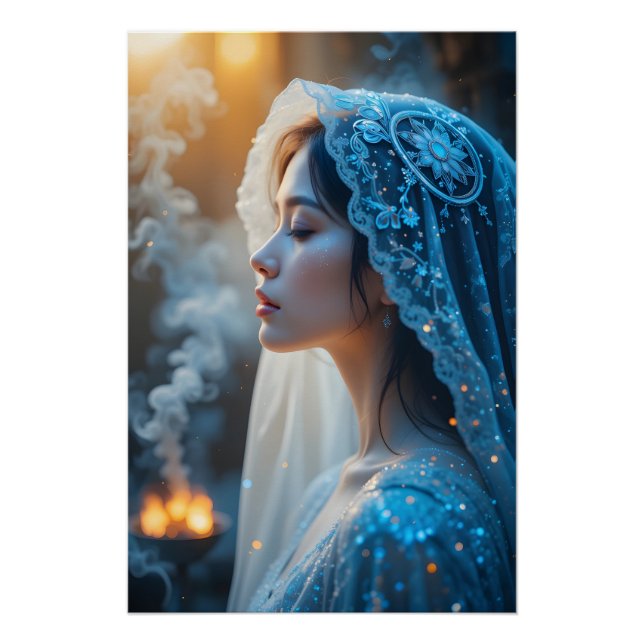 Póster Velo de la luz de las estrellas (Anverso)