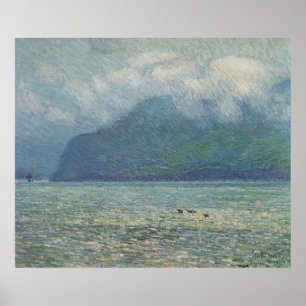 Póster Velo de Plata y Puerta de Oro por Childe Hassam
