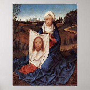 Póster Velo de San Verónica Jesús Cara Santa