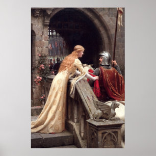 Póster Velocidad de Dios por Edmund Leighton