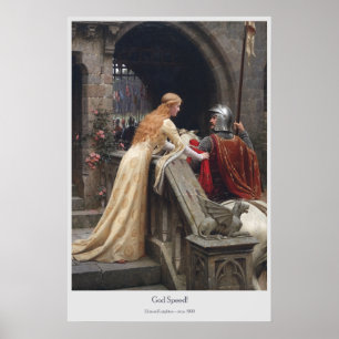 Póster Velocidad de Dios por Edmund Leighton