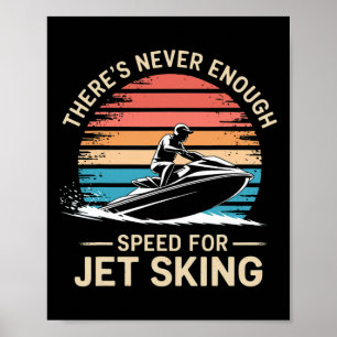 Póster Velocidad de Jet Nunca Hay Suficiente Velocidad Pa