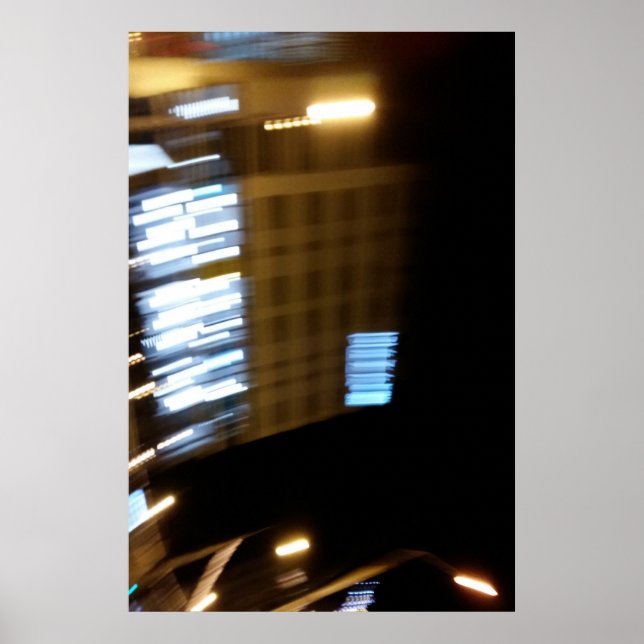 Póster velocidad de las luces de la calle (Frente)