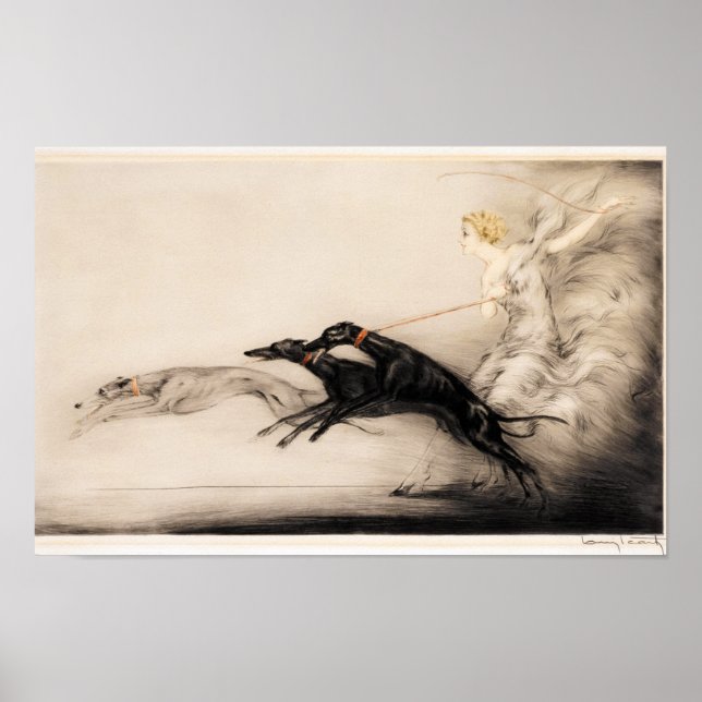 Póster Velocidad II, Vitesse, 1933 por Louis Icart (Frente)