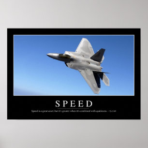 Póster Velocidad: Inspirador presupuesto 2