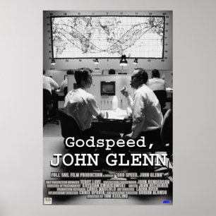 Póster Velocidad John Glenn de dios