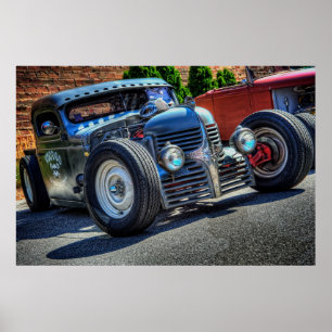 Póster Velocidad y Kustoms Dodge del vudú