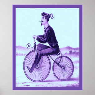 Póster Velocipede ~ Etiqueta de tabaco vintage