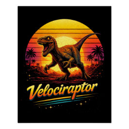 Póster Velociraptor