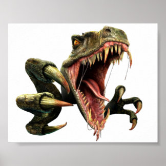Póster Velociraptor
