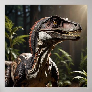 Póster Velociraptor