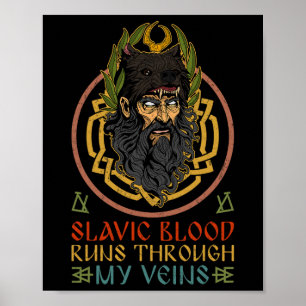 Póster Velos Mitológico Rusia Antigua Ucrania Eslavo P
