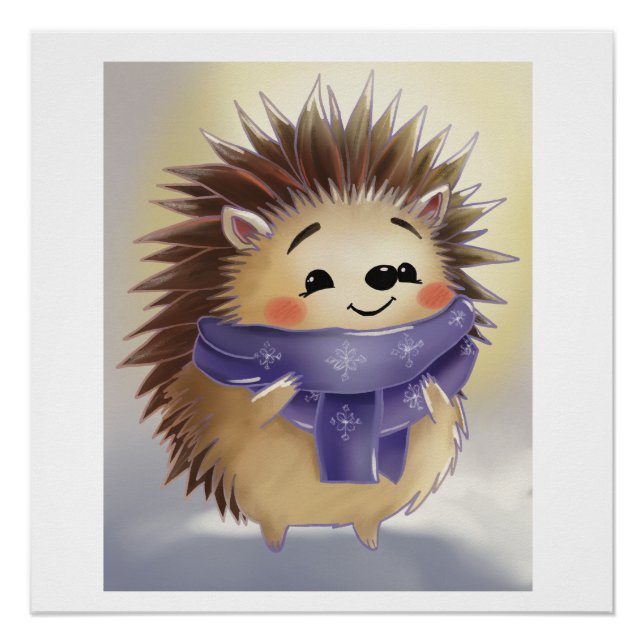 Póster Velvet Hedgehog (Anverso)