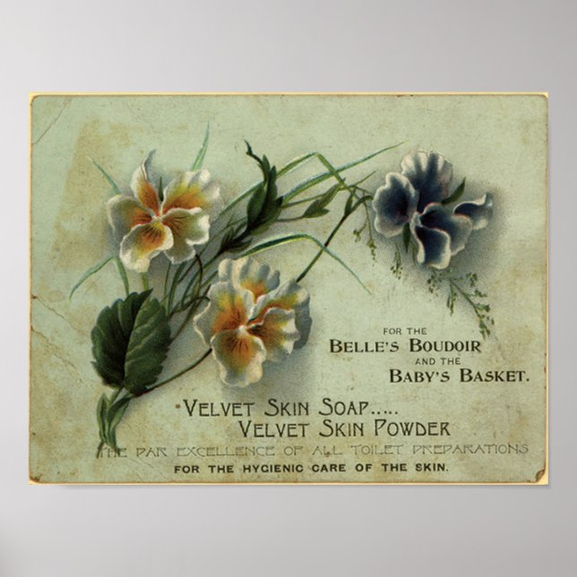 Póster velvet skin soap (Frente)