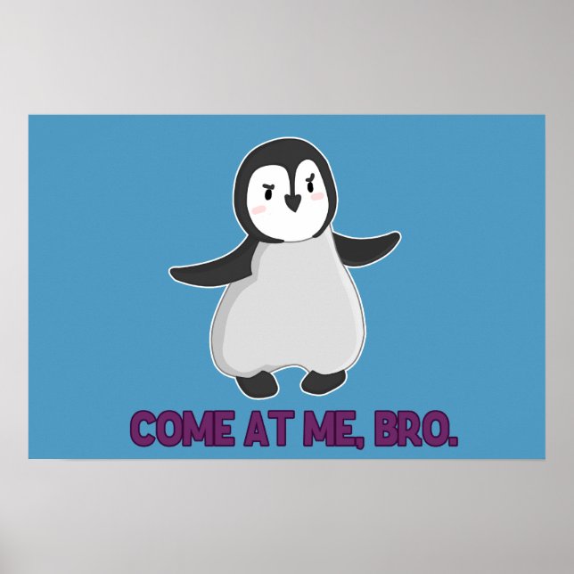 Póster Ven A Mí, poster Del Bro Pingüino (Frente)