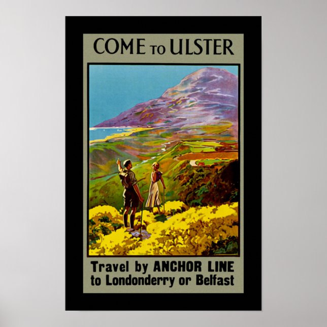Póster Ven a Ulster (Frente)