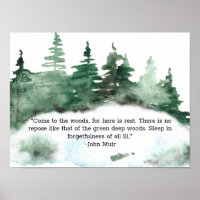 Ven Al Bosque De Citas De Madera Muir 16x12