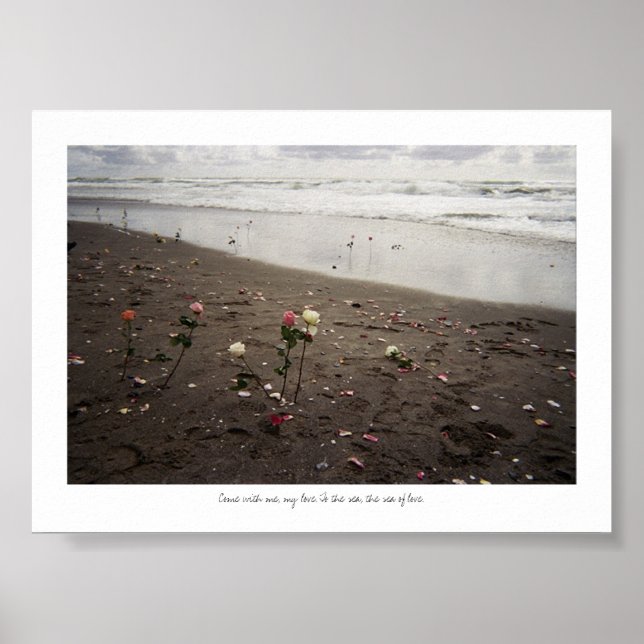 Póster Ven conmigo, al mar (Frente)