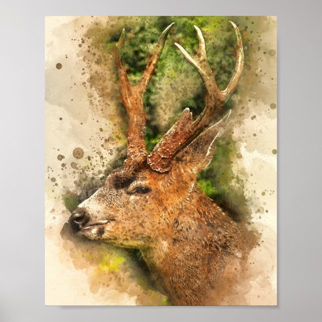 Póster venado (Frente)