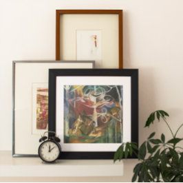 Póster Venado en el bosque, por Franz Marc, Bella Artes d