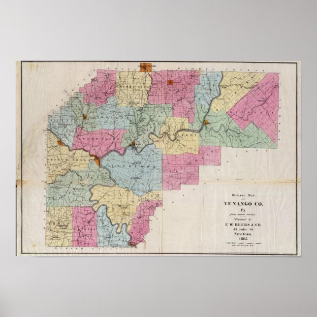 Póster Venango Co., Pa (Frente)