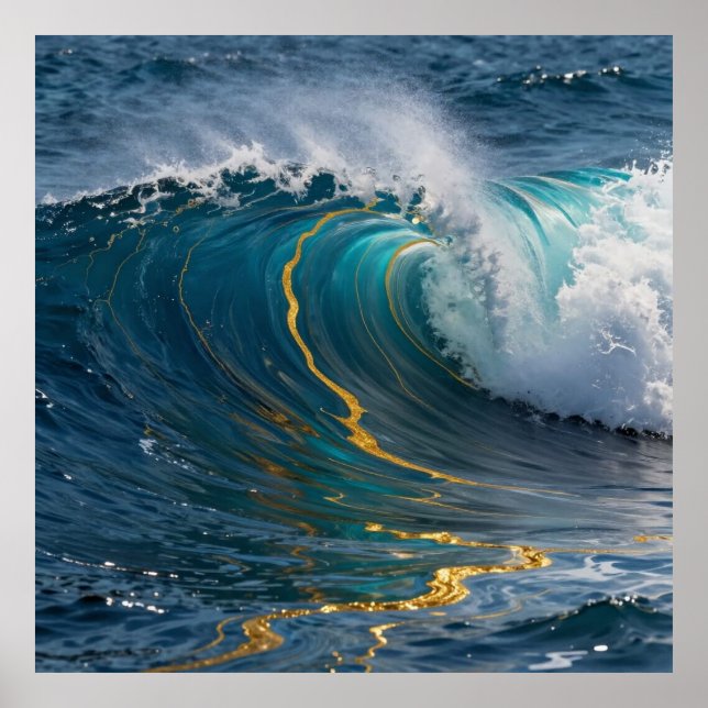 Póster Venas del Mar Celestial (Frente)