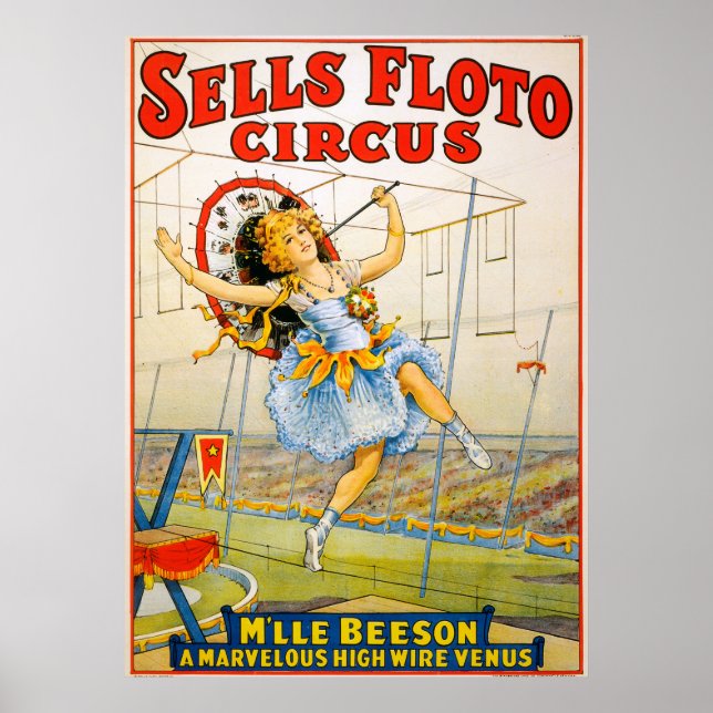 Póster Vende un circo floto (Frente)
