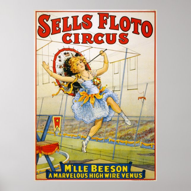 Póster Vende un circo floto (Frente)