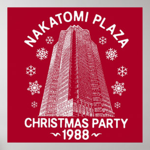 Póster VENDEDOR CALIENTE MUERE Navidades Duro Nakatomi Pl