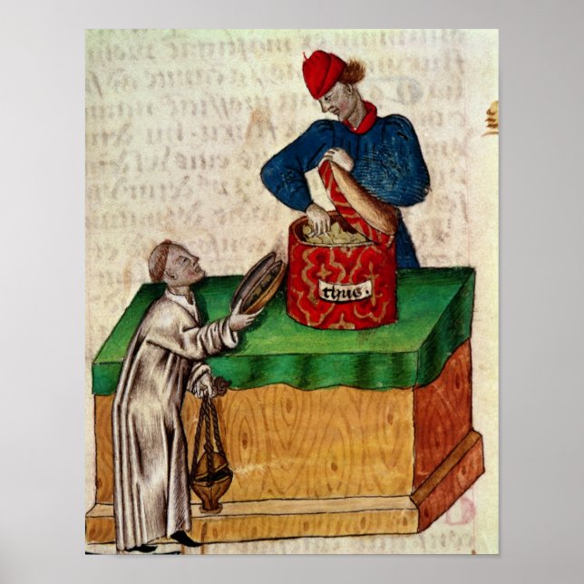Póster Vendedor de ingresos (Frente)