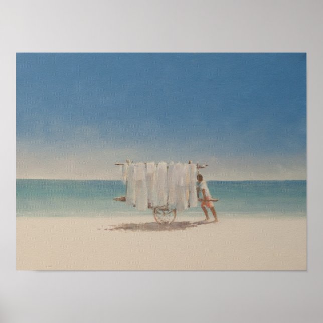 Póster Vendedor de playa de Cuba 2010 (Frente)