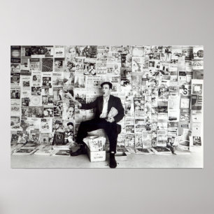 Póster Vendedor del periódico, c.1960