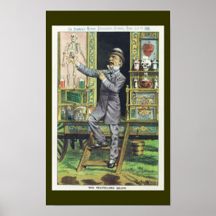 Póster Vendedor del ungüento mágico "del curandero que