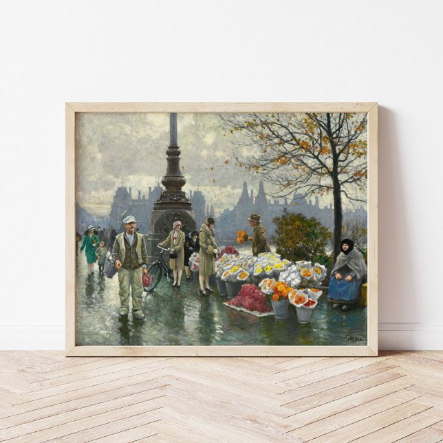 Póster Vendedores de flores | Paul Fischer (Subido por el creador)