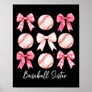 Póster Vender a la hermana Coquette Bow Game Day Vender a