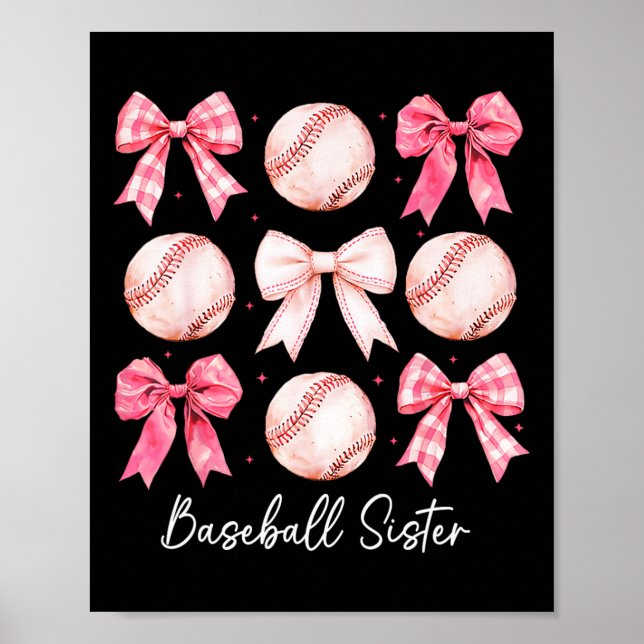 Póster Vender a la hermana Coquette Bow Game Day Vender a (Frente)