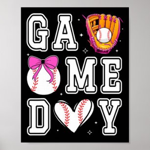 Póster Vender a la hermana Coquette Bow Game Day Vender M