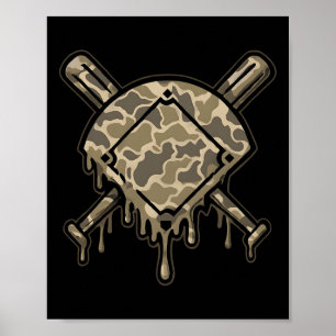 Póster Vender Drip Camo Vender Diamantes Boys Juego de De