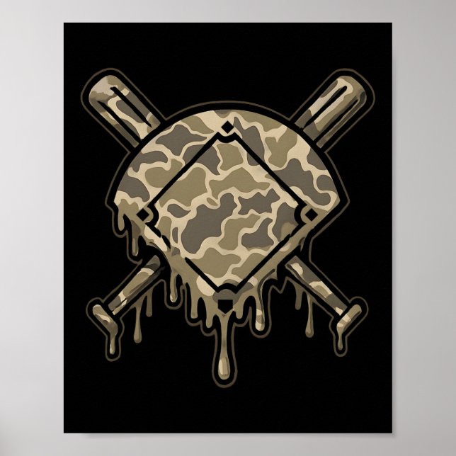 Póster Vender Drip Camo Vender Diamantes Boys Juego de De (Frente)