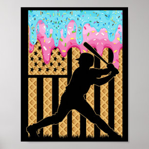 Póster Vender Drip Chicas T Drip Crema De Hielo Estadouni