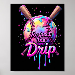Póster Vender Drip Niños Helados Respeto El Día Del Juego